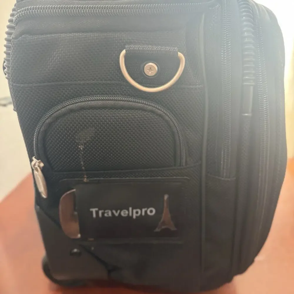 Travelpro FlightPro 3 Rolling Briefcase Bag Black Flight Crew Pilot Tote Luggage
